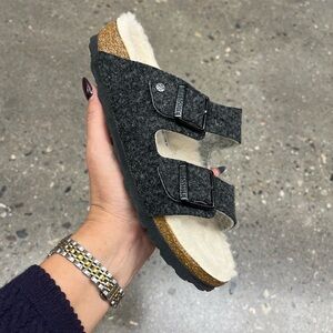 Birkenstock Cozy Gray Sandals
Size 36 
US L 5.0 M 3.0
Size 37
US L 6.0 M 4.0